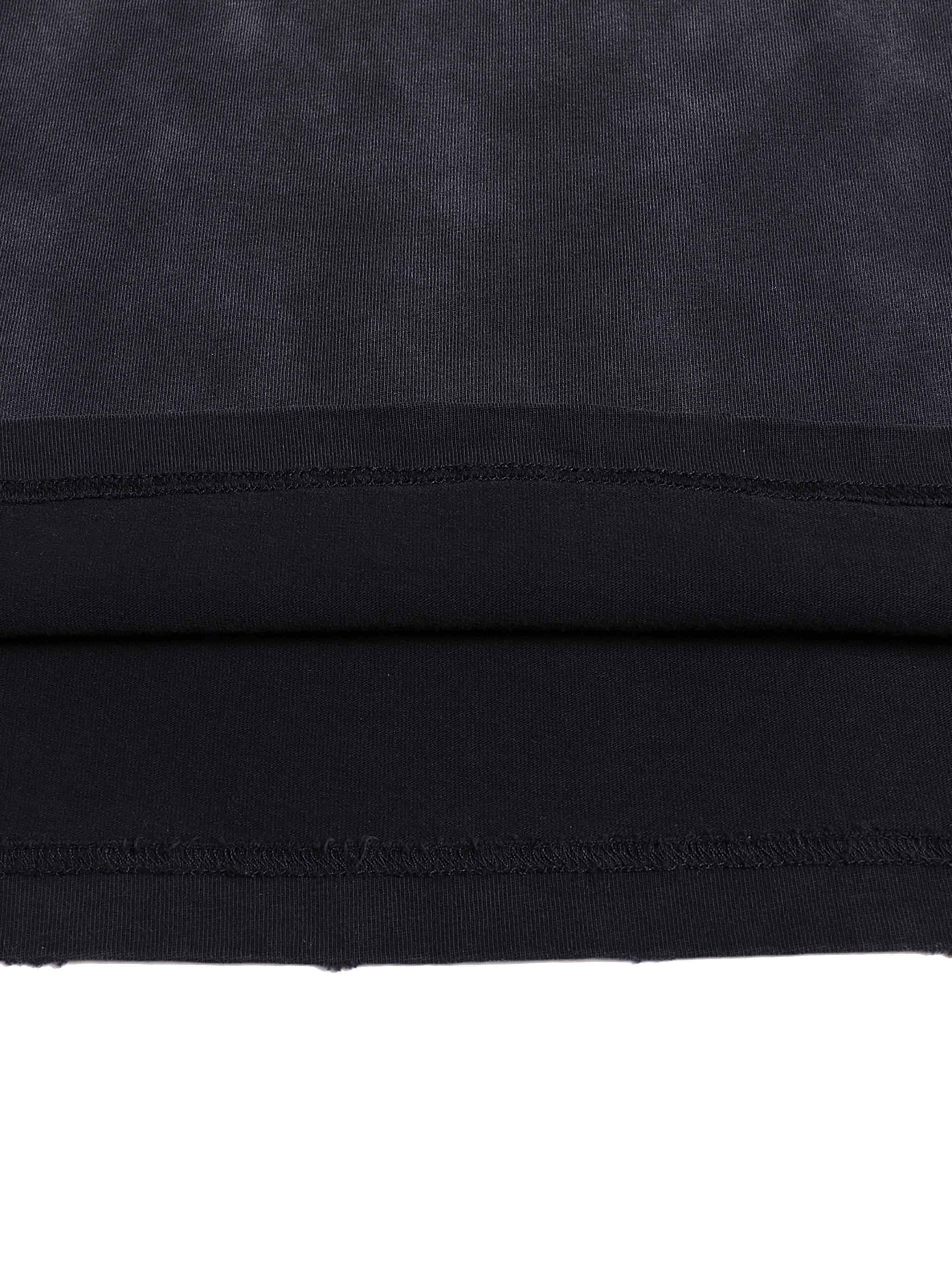 HUSTLE Vintage Washed Hand-Frayed T-Shirt